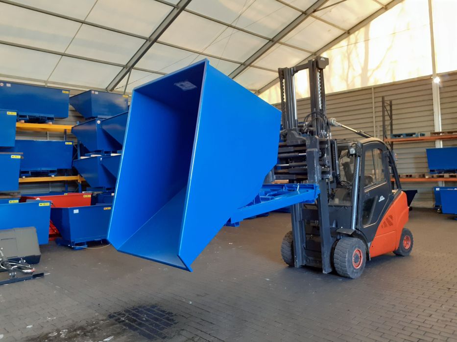 Kontener samowyładowczy do wózka widłowego / Koleba / Pojemnik - 2500L