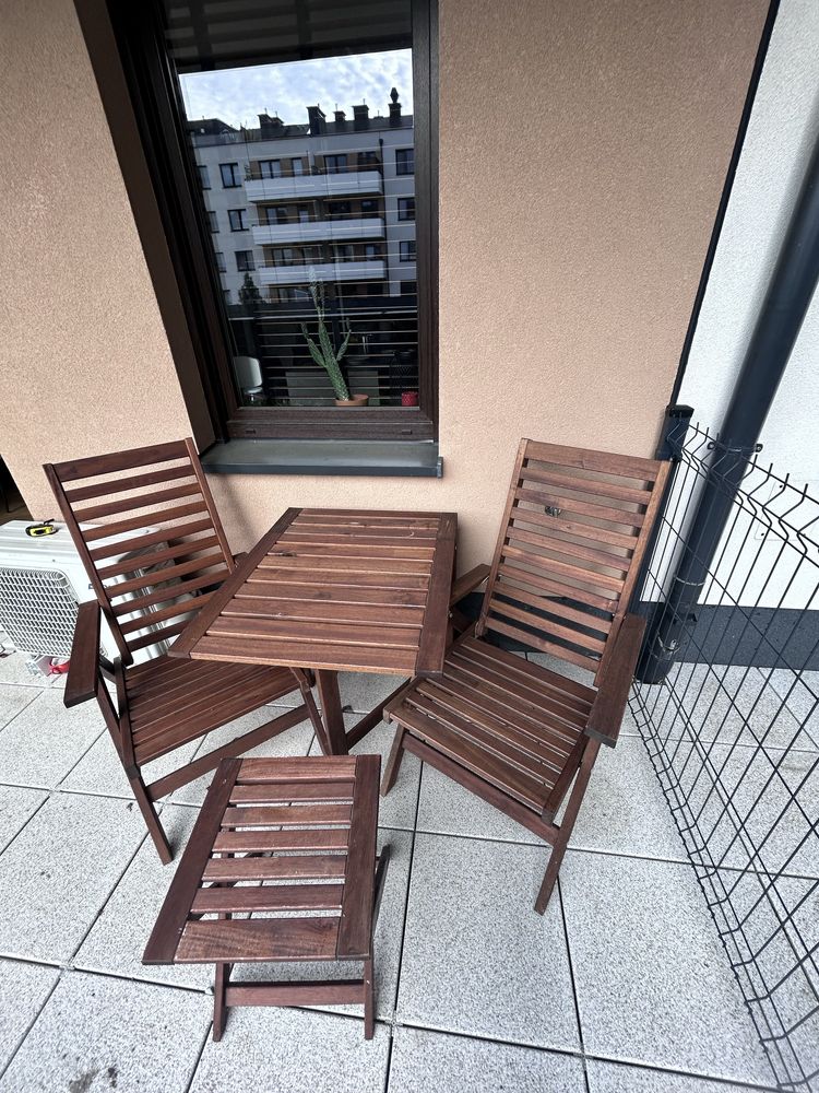 Meble ogrodowe IKEA stół i krzesła