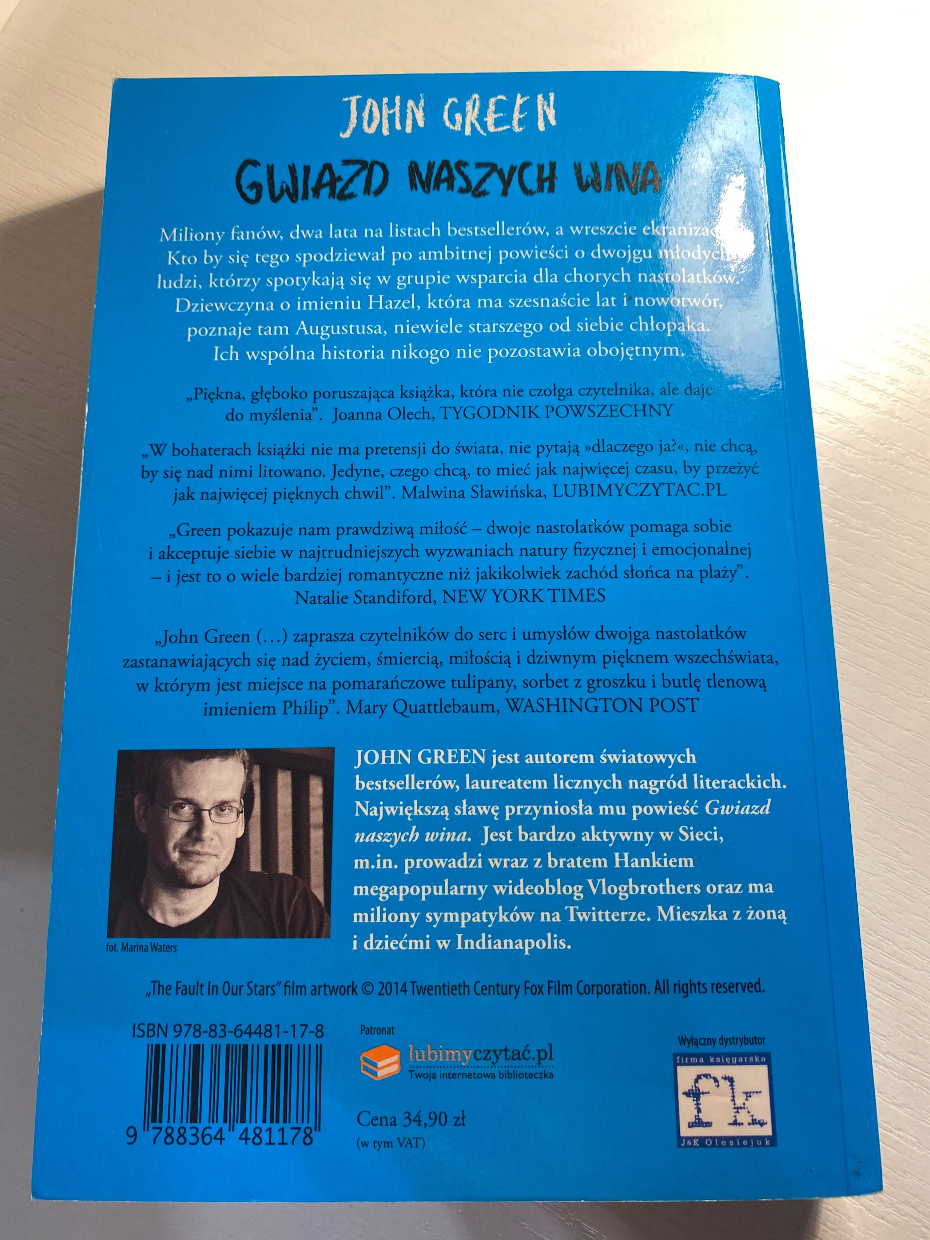 Gwiazd naszych wina - John Green