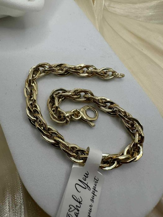 Masywna  złota bransoletka 585 14k 19cm