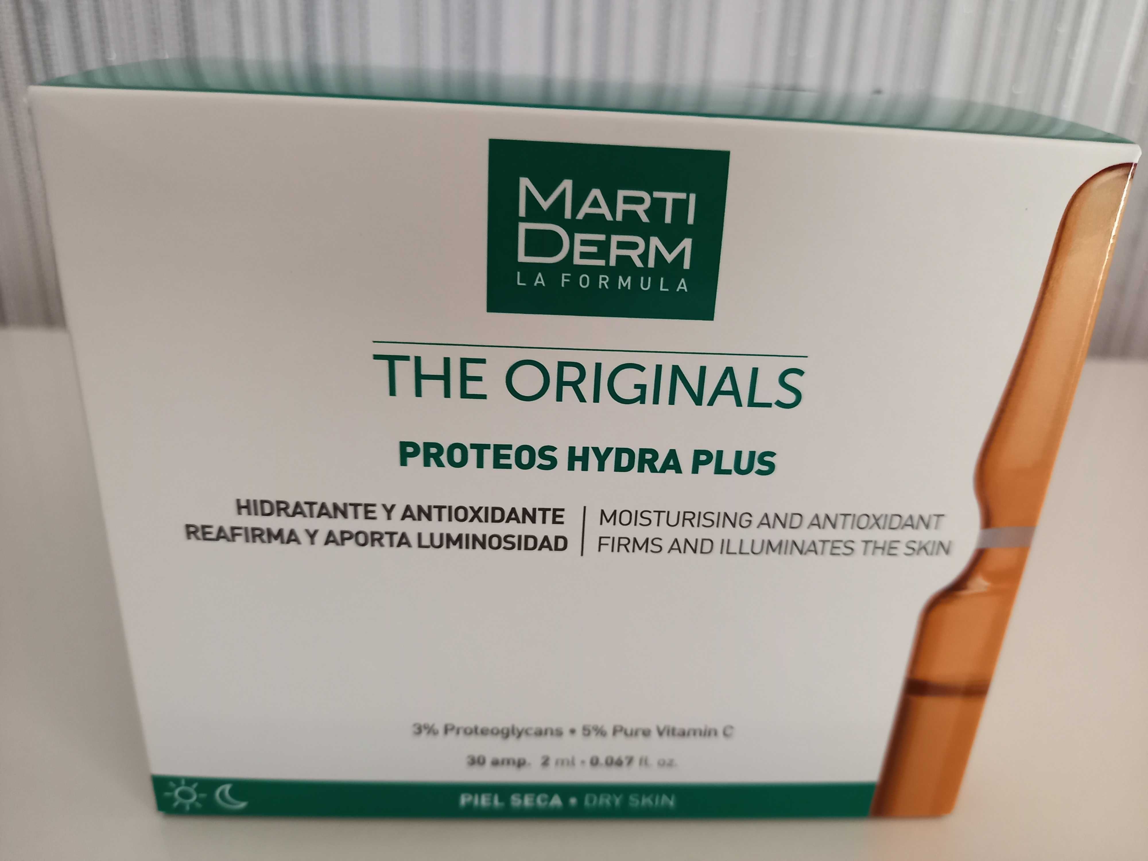 Martiderm proteos hydra plus ампулы для сухой и обезвоженной кожи.