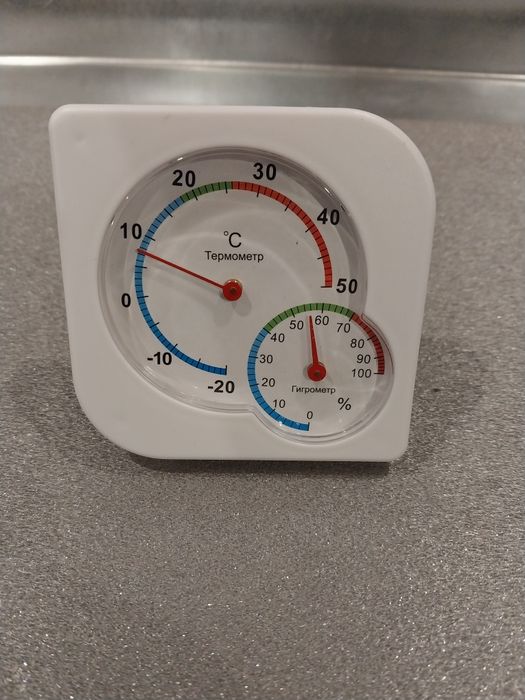 Термометр-гигрометр, механичний