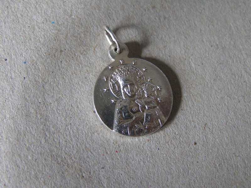 Srebrny medalik M.B. Częstochowska - Warmet , pr.1