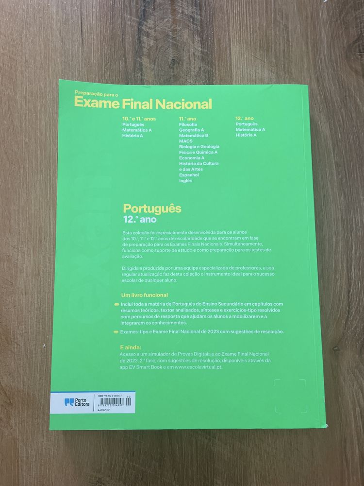 Livro de exame 12ºano Português
