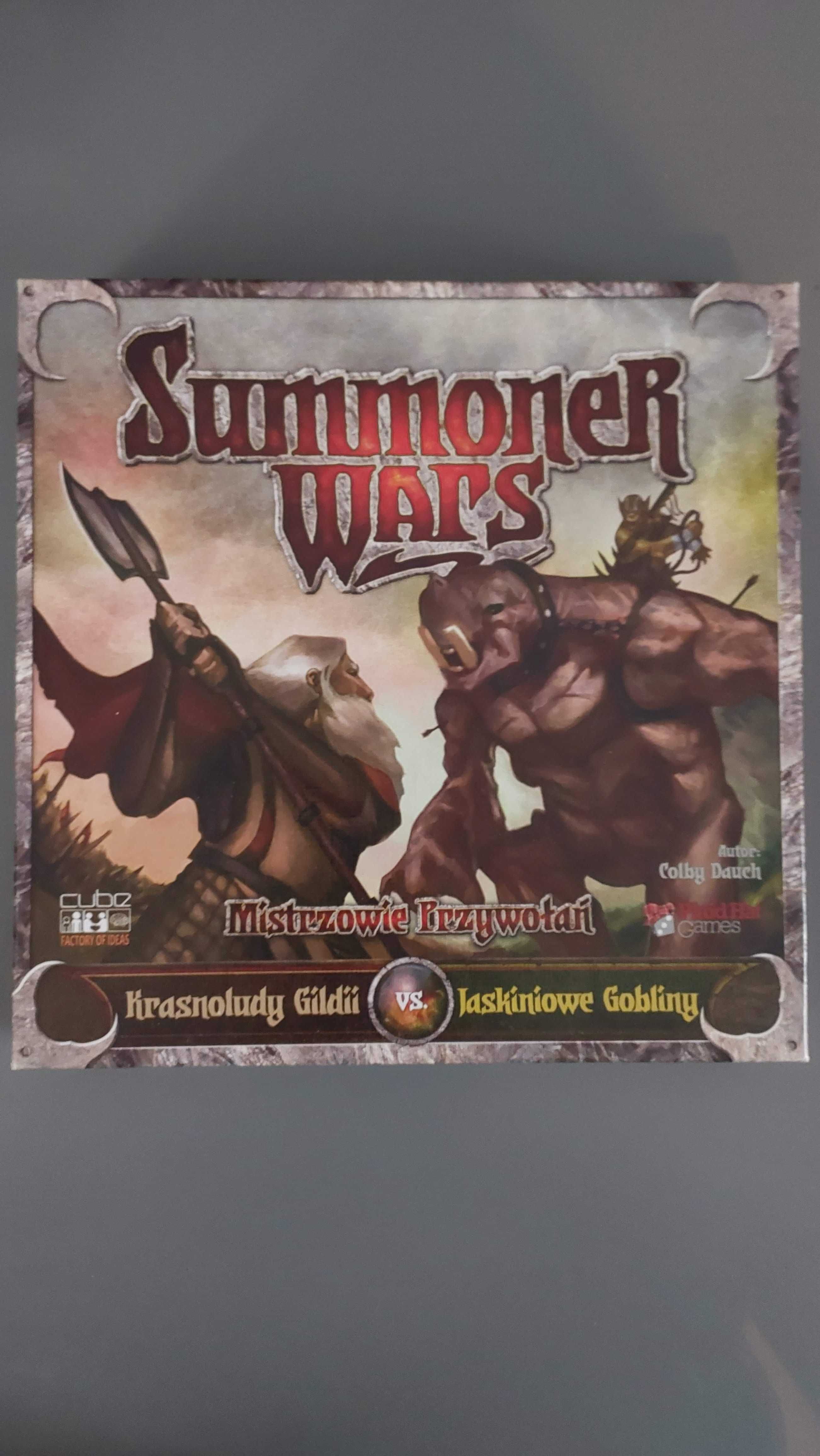 Summoner Wars Krasnoludy Gildii vs. Jaskiniowe Gobliny