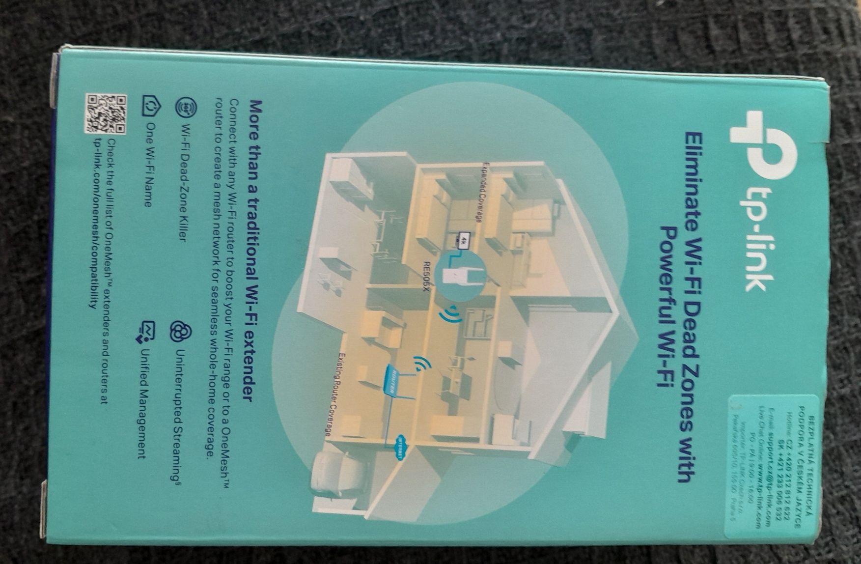 Tp-link AX1500 wzmacniacz Wi-Fi 6