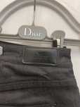 DIOR piękne spodnie z zamkami w nogawkach, czarny jeans
