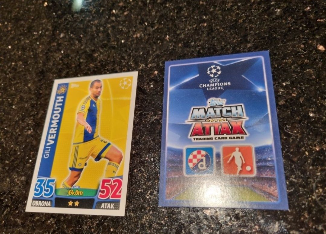 2szt NOWE Karty UEFA Champions League TOPPS Match Vermouth Ćorić
- 408