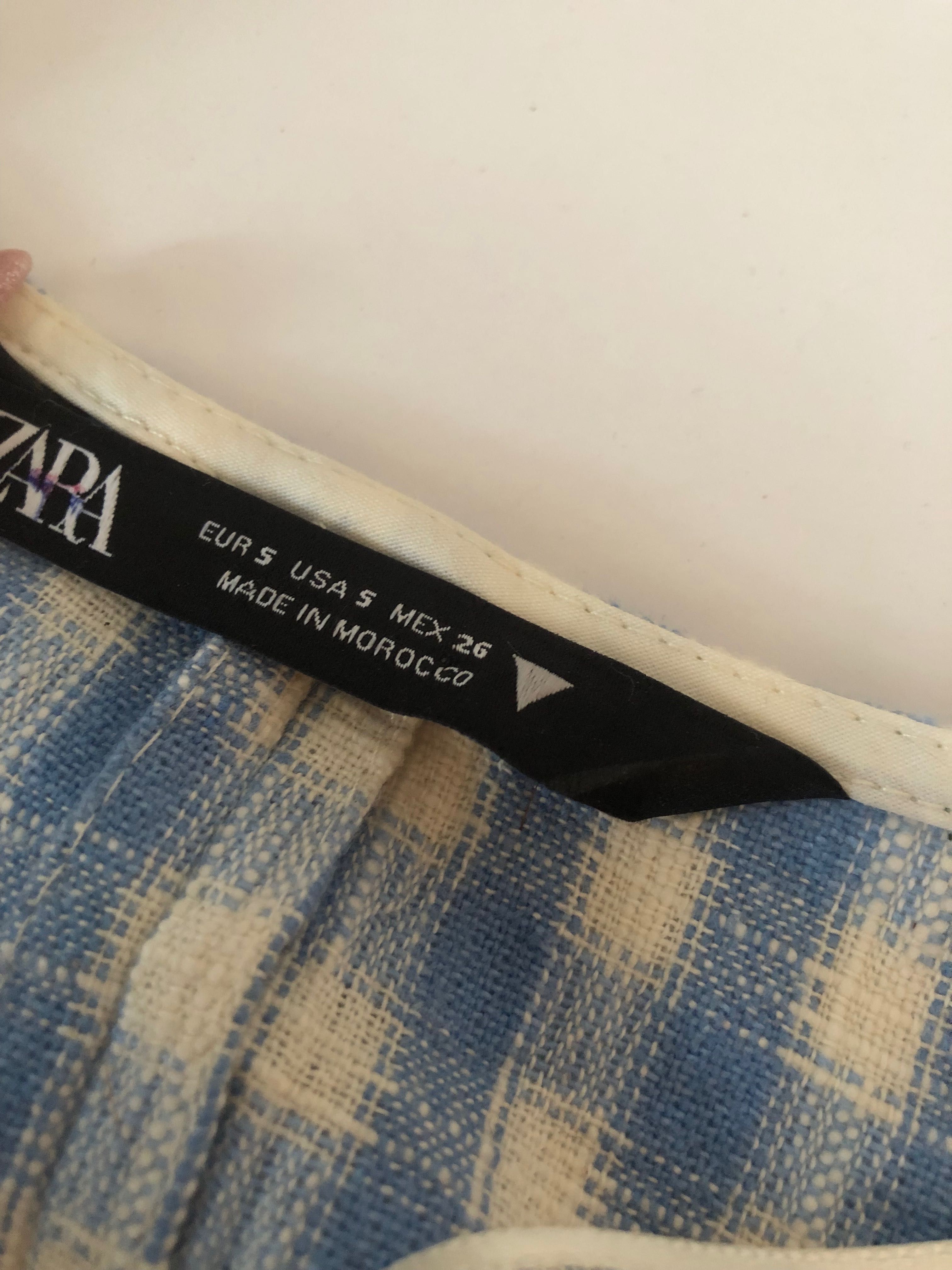 Новый Zara твидовый топ