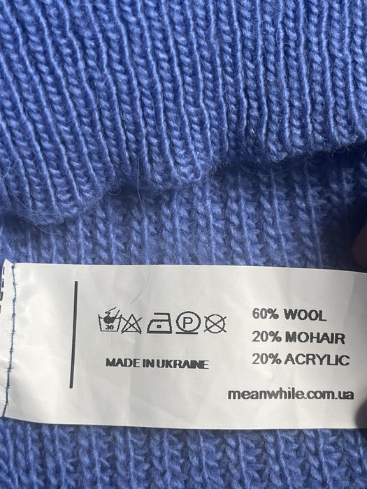 синяя желетка унисекс s-m