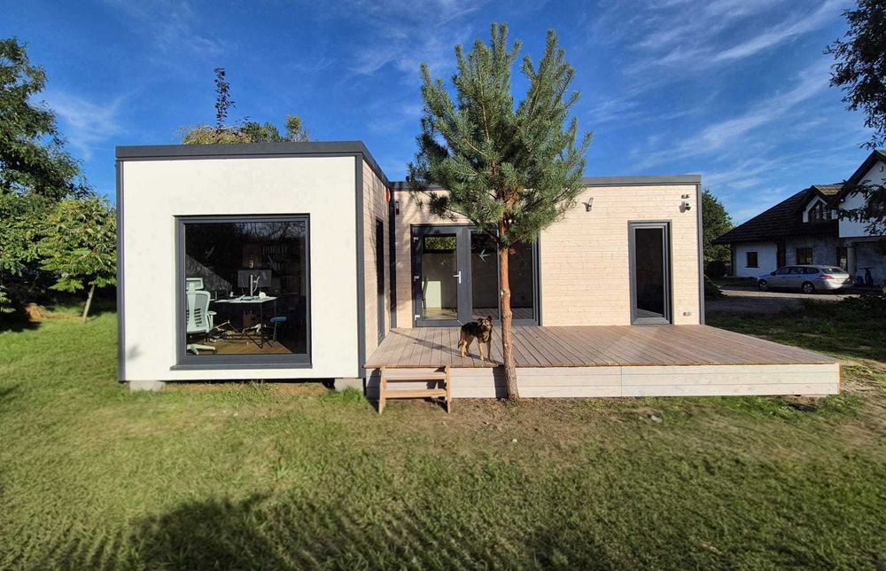 SMERFETKA XL 44m2 DOM MODUŁOWY Szkieletowy Na Zgłoszenie Całoroczny