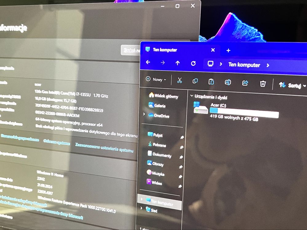 -= Acer Swift Go 16 OLED 16/512GB =- idealny!!!