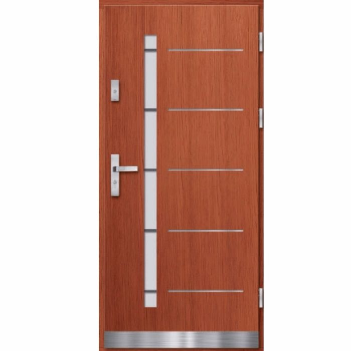 Drzwi zewnętrzne drewniane - dębowe Wiatrak 82mm UD=0,92 W/m2K,