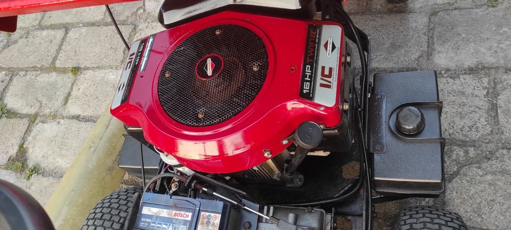 Kosiarka traktorek simplicity 16HP z koszem