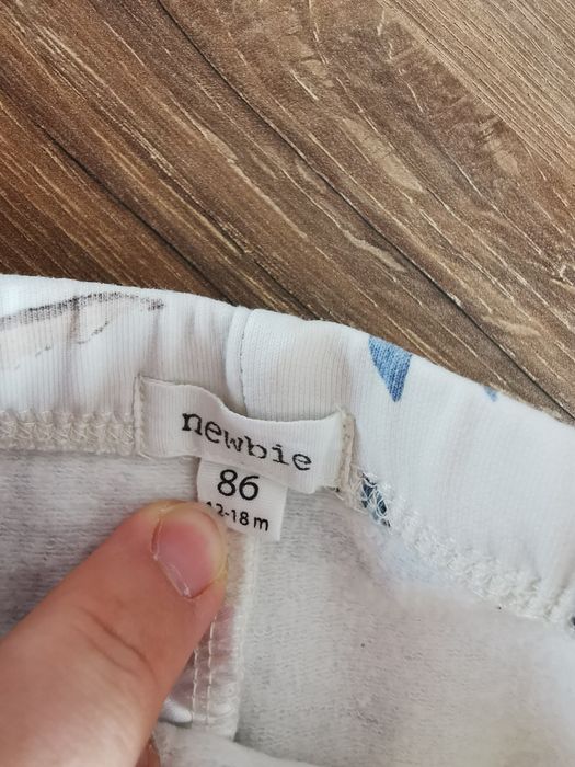 Spodnie dresowe dla chłopca chłopięce leginsy legginsy newbie 86