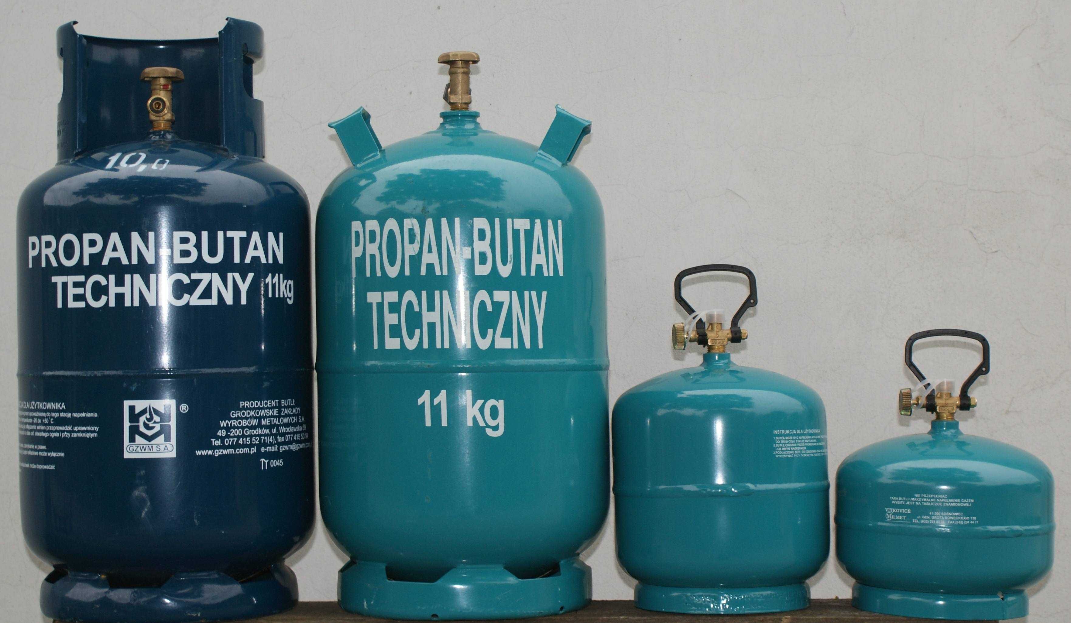 BUTLA  3 KG propan butan NAPEŁNIONA nowa