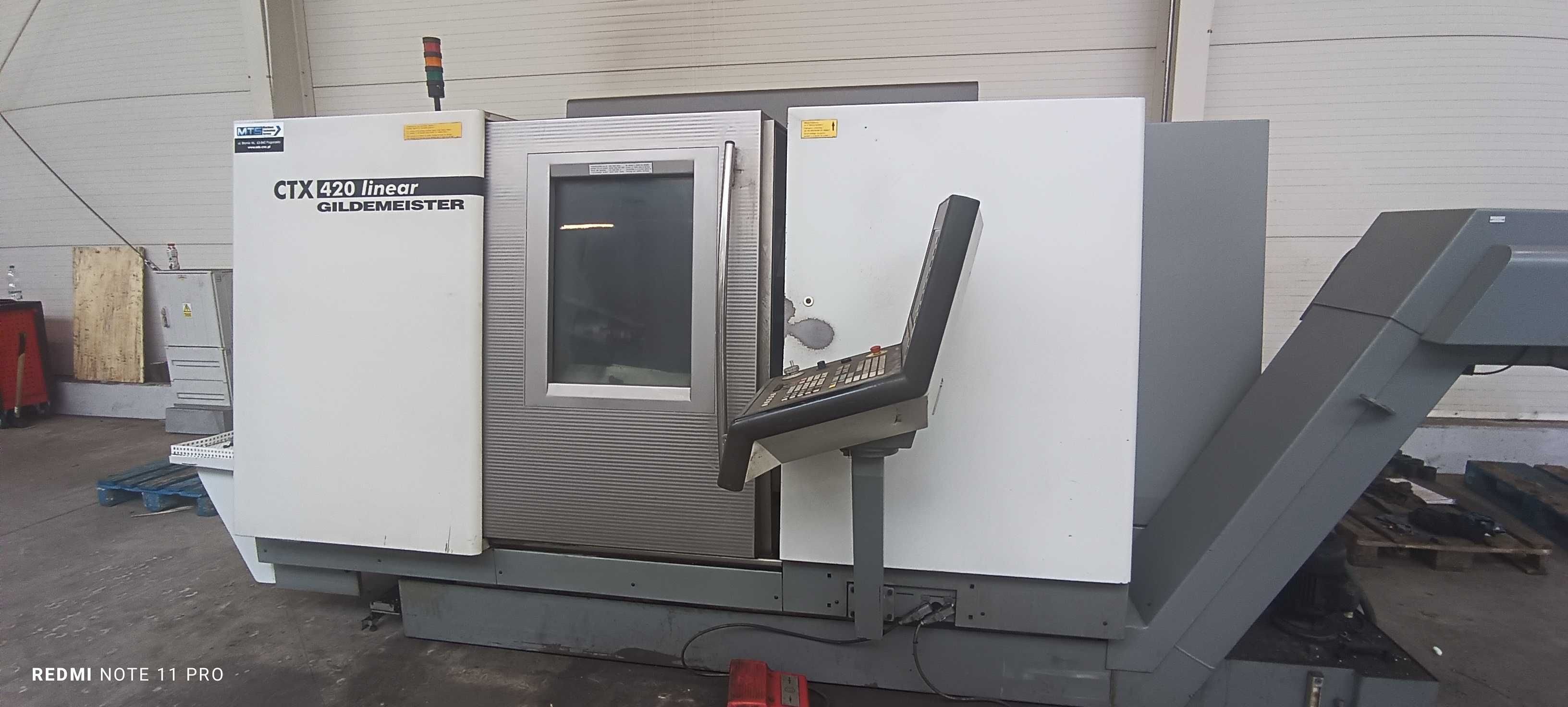 Tokarka CNC Gildemeister CTX 420 Linear z napędzanymi narzędziami i C