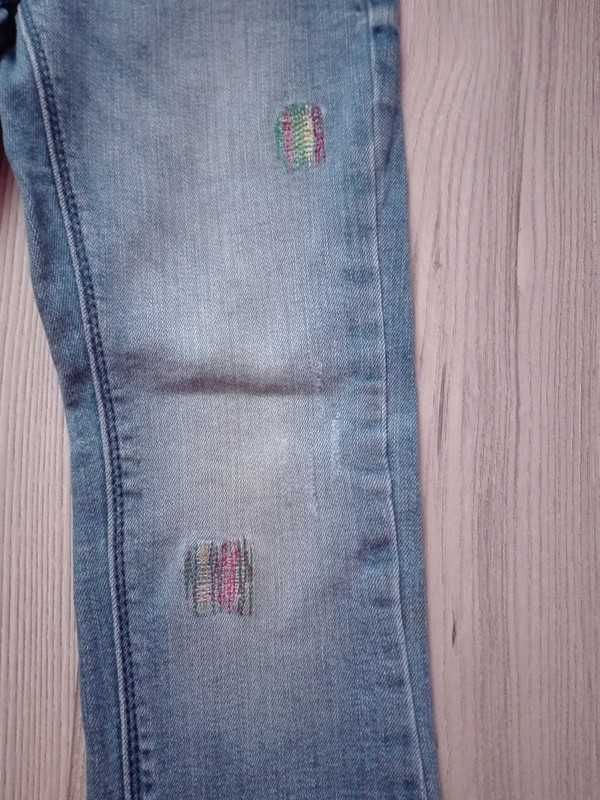 spodnie jeansowe firmy C&A, seria Palomino, dziewczynka, rozmiar 116cm