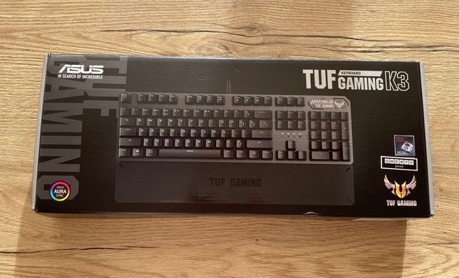 Клавіатура дротова ігрова Asus TUF Gaming K3