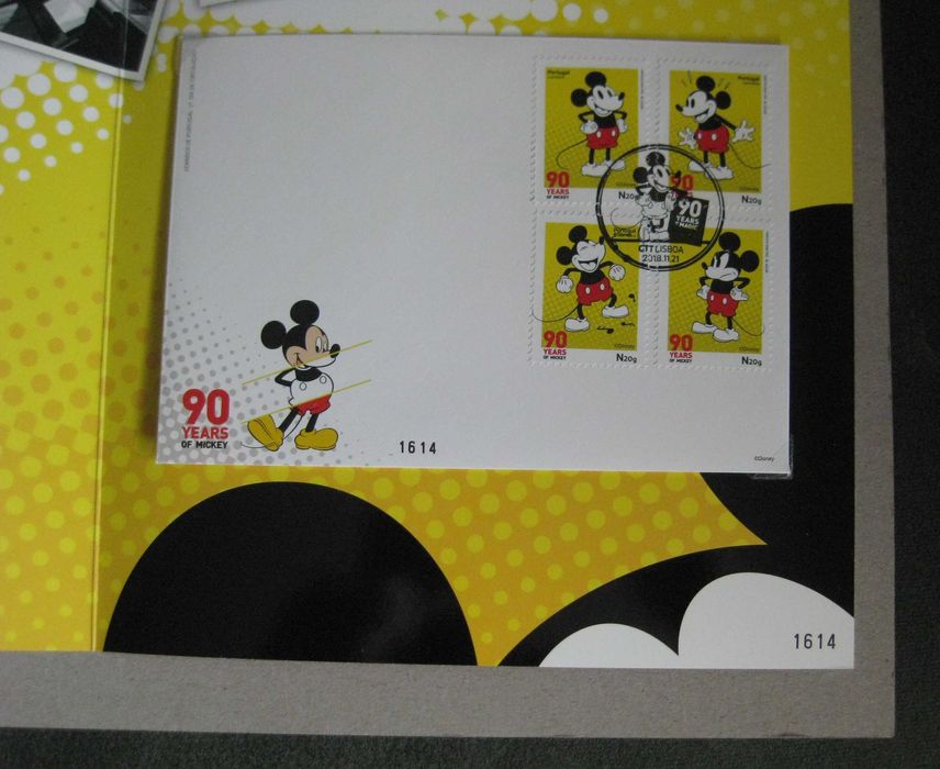 Carteira Especial 90 Anos Mickey numerada - nº 1614