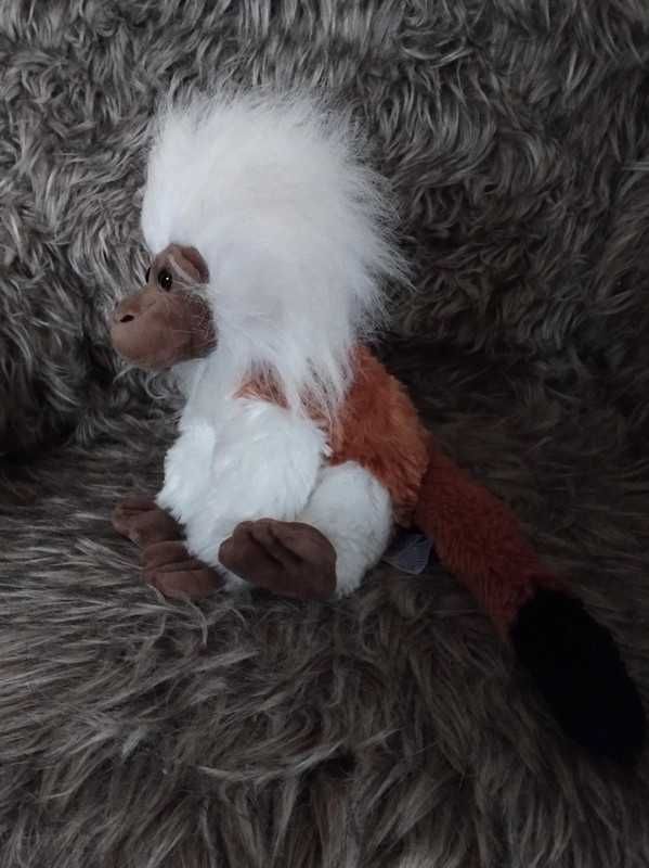 Maskotka Cotton Tamarin Tamaryna białoczuba pluszowa Małpka Fiesta WWF