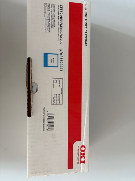 Toner OKI C5800/C5900/C5550MFP niebieski