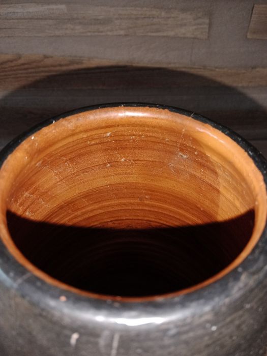 Duży wazon ceramiczny etniczny ręcznie malowany 40cm