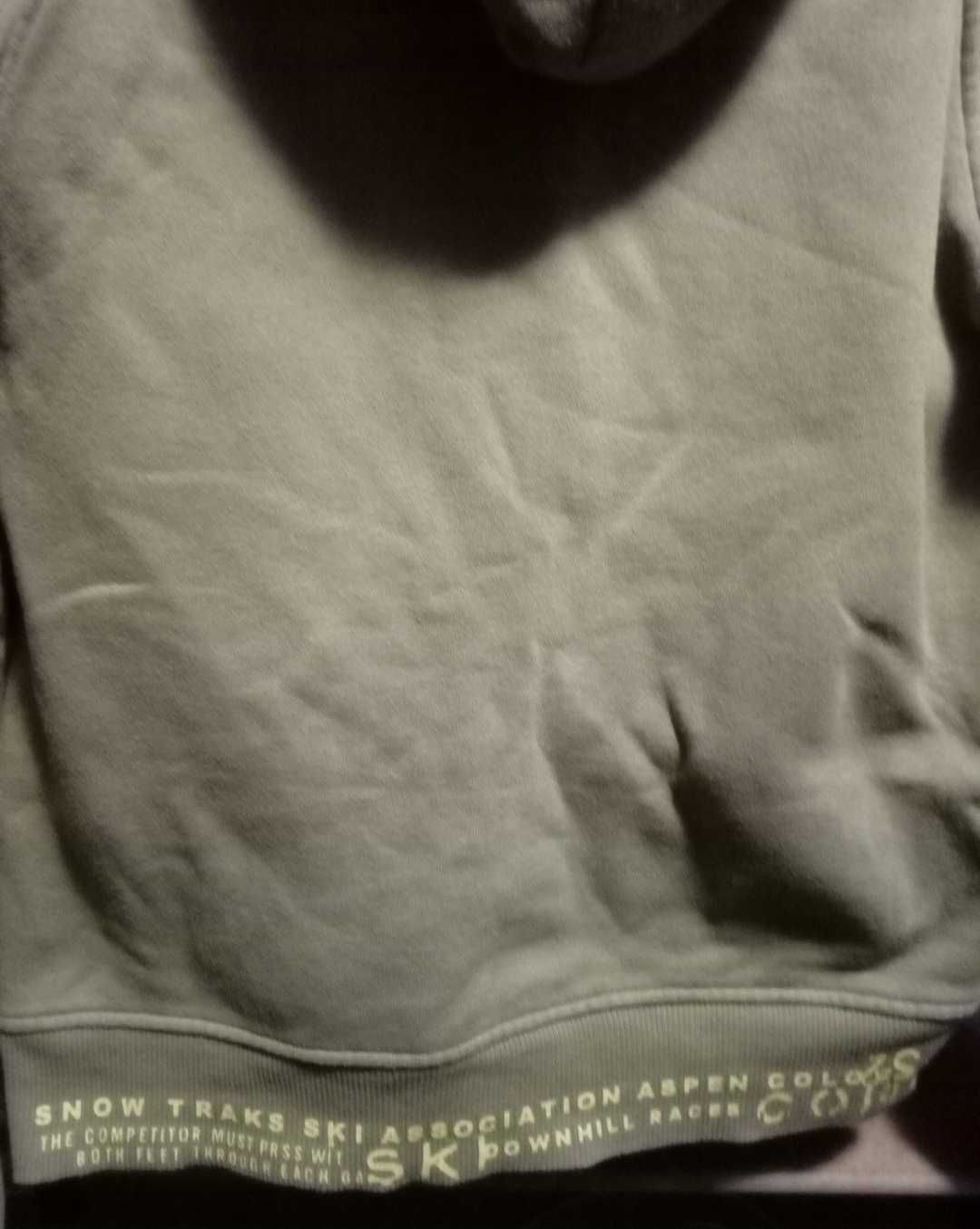 Bluza khaki śnieżynki ciepła Cocomore S/M