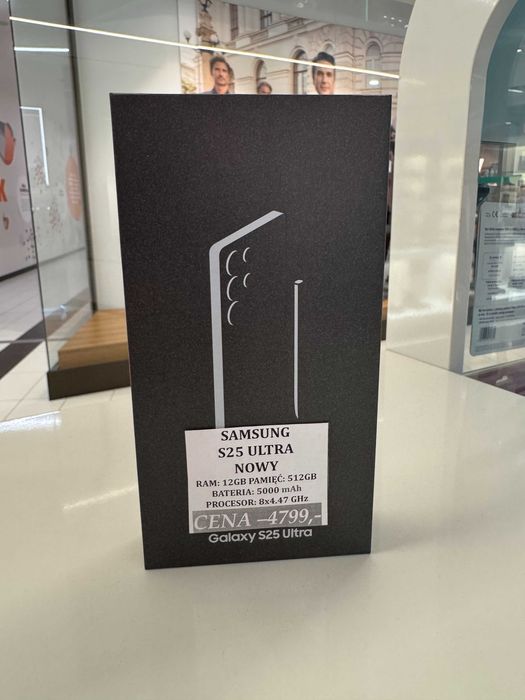 Samsung S25 Ultra 12/512GB NOWY Topcase Vivo *Raty 0%