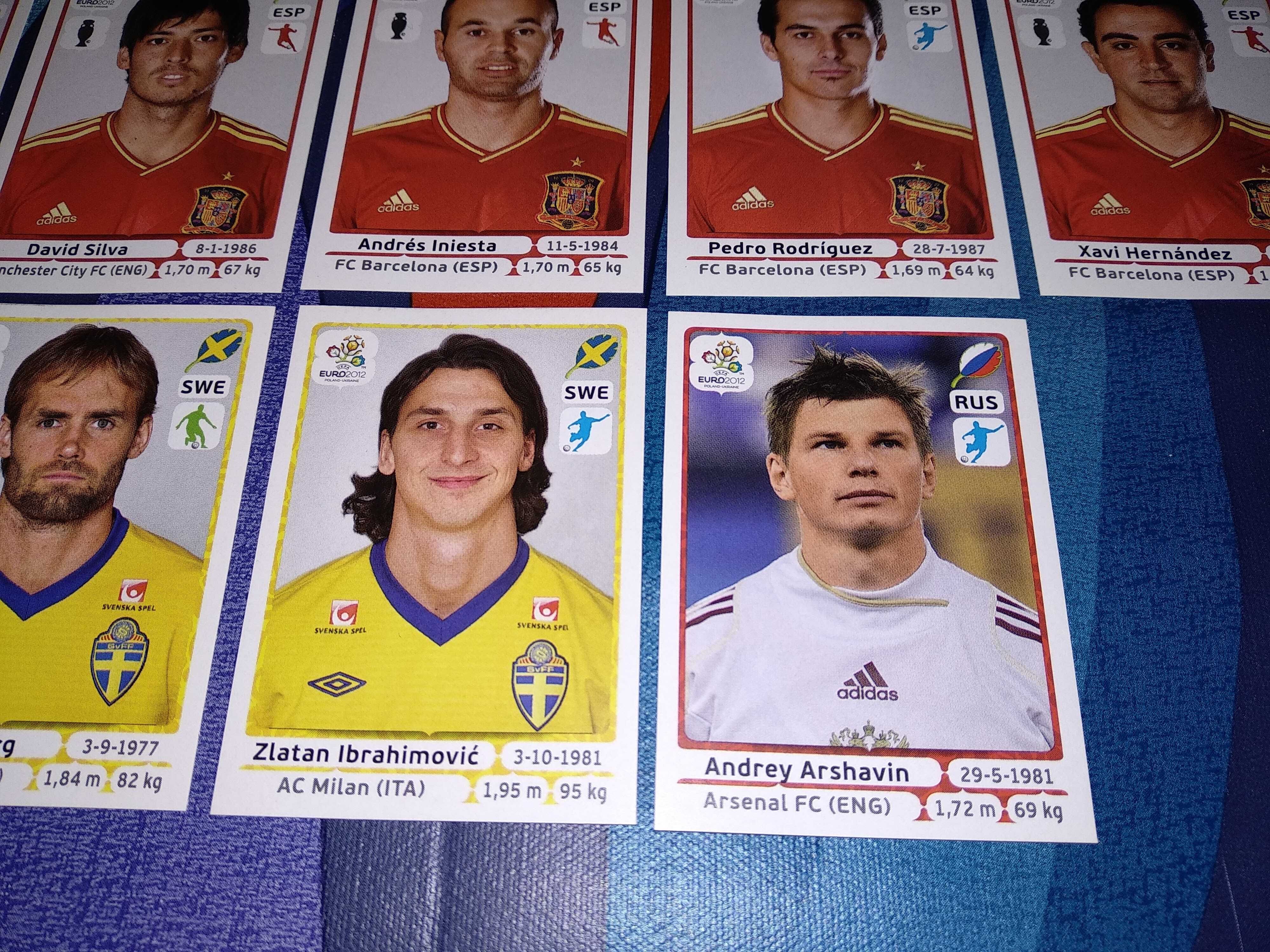 Panini - UEFA Euro 2012 - 64 cromos futebol - Polónia Ucrânia