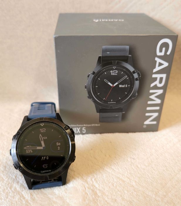 Sportowy smartwatch Garmin Fenix 5 Sapphire - Lublin