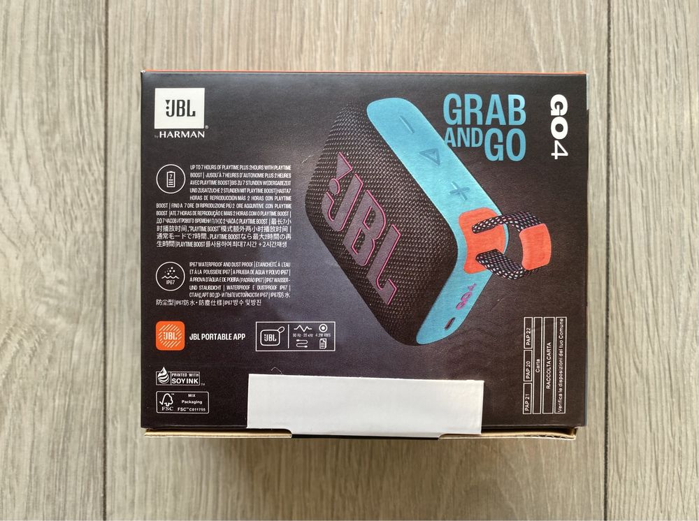 Nowy Oryginalny Głośnik Przenośny Bluetooth JBL Go4 Mega Kolor