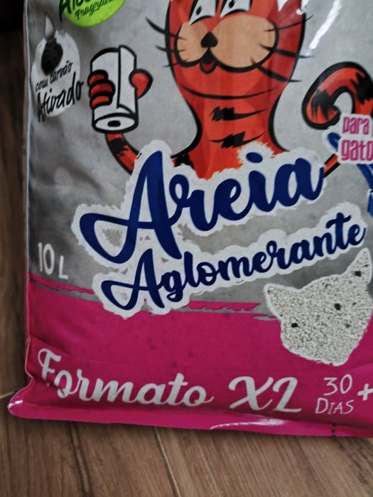 Areia Aglomerante para gatos