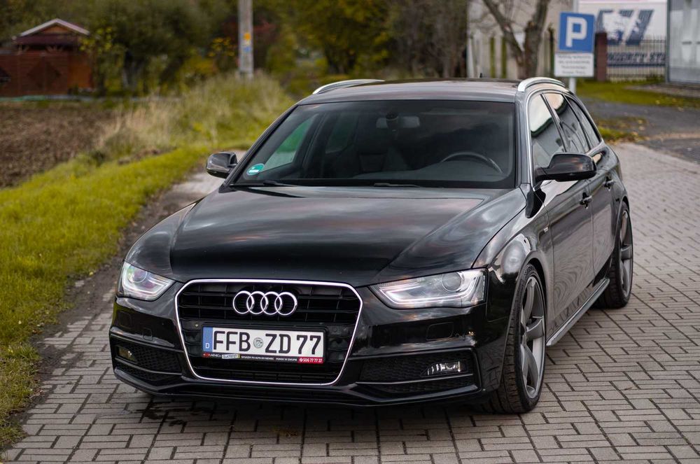 PIĘKNE Audi A4 2.0TDI  - 3xSLINE - Full OPCJA - 1WŁ - GWARANCJA !!!