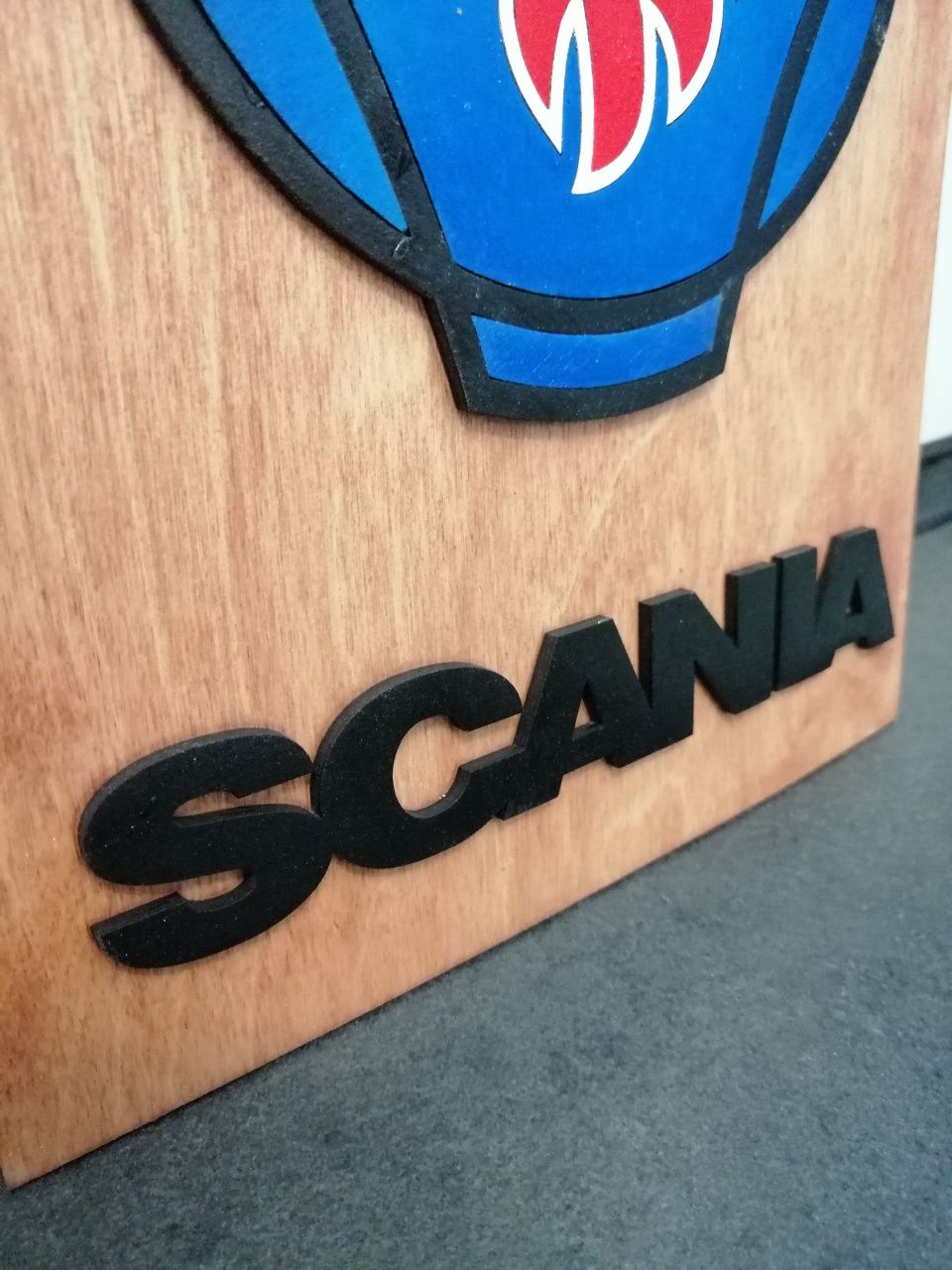 Logo Scania 3D A4