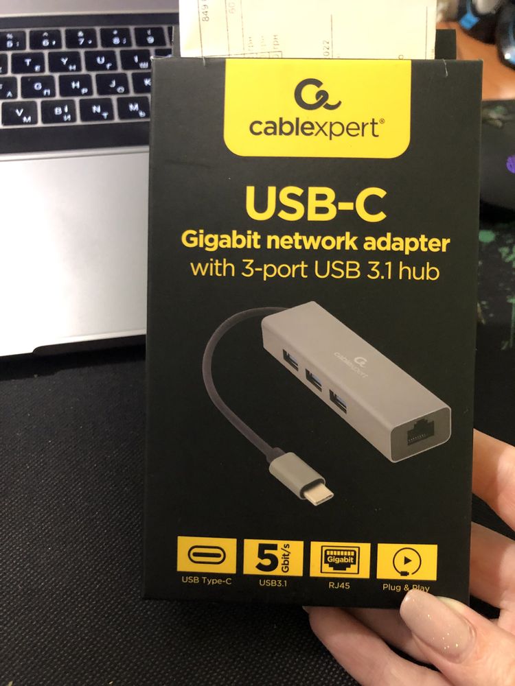 Хаб usb 3 ports