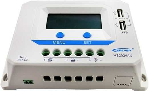Regulador solar EPEVER PWM 20A (Autocaravana / Campervan)