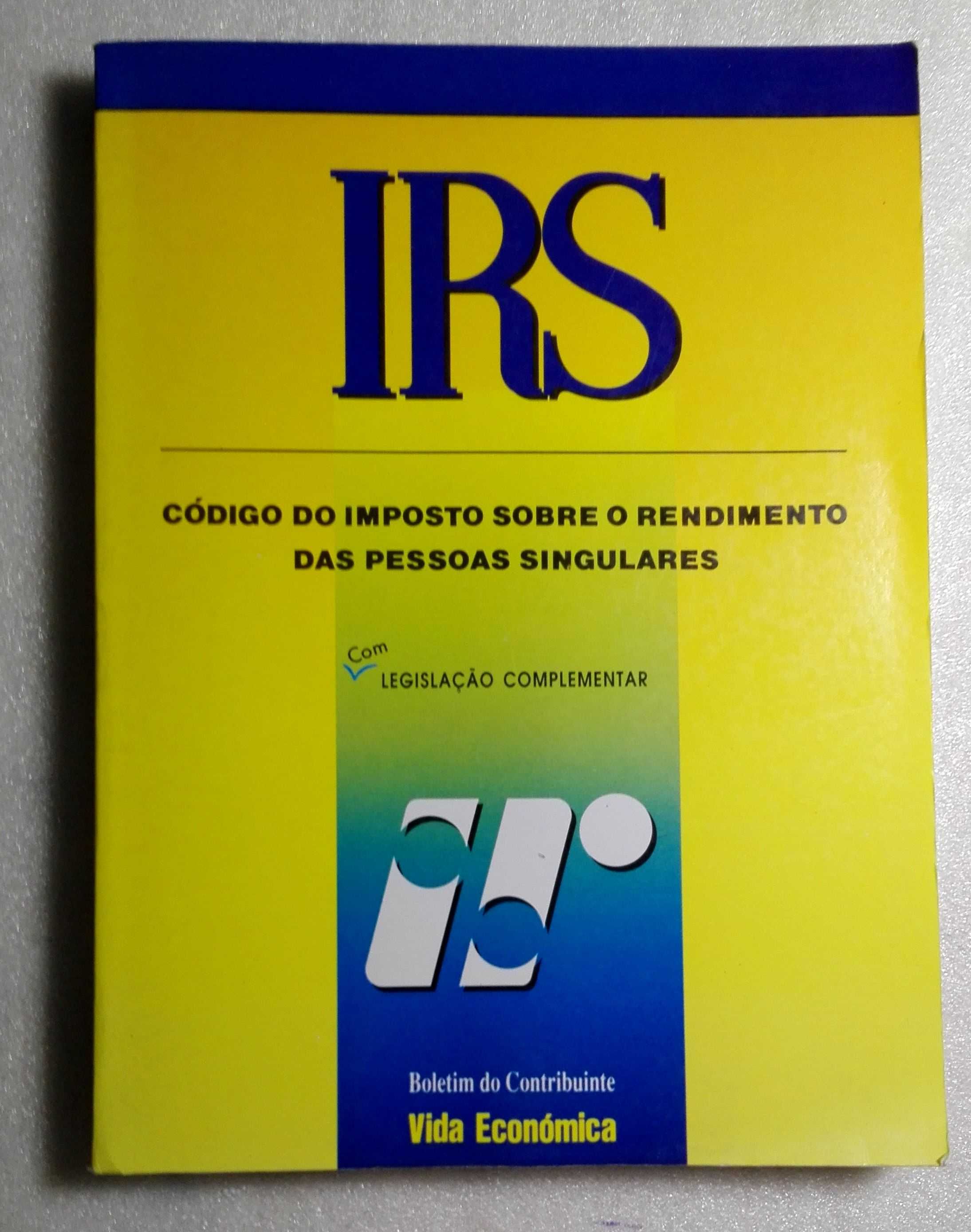 Livro IRS - Código Imposto Sobre Rendimento Pessoas Singulares