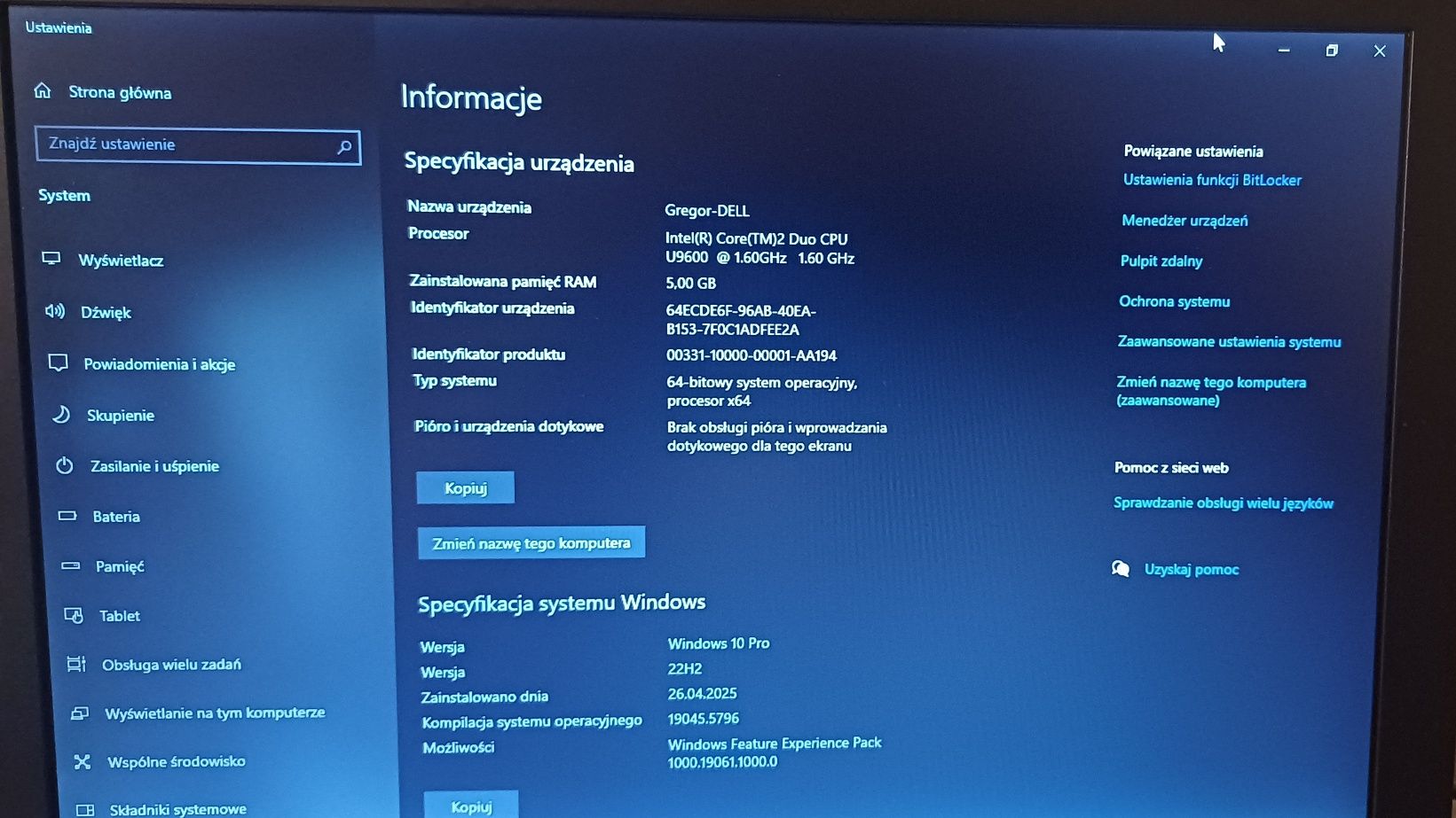 Mini laptop DELL Latitude E4200