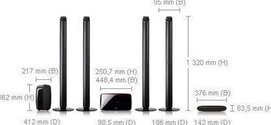 Kino domowe Samsung HT-TX 715 WI-FI Bluetooth Tuner