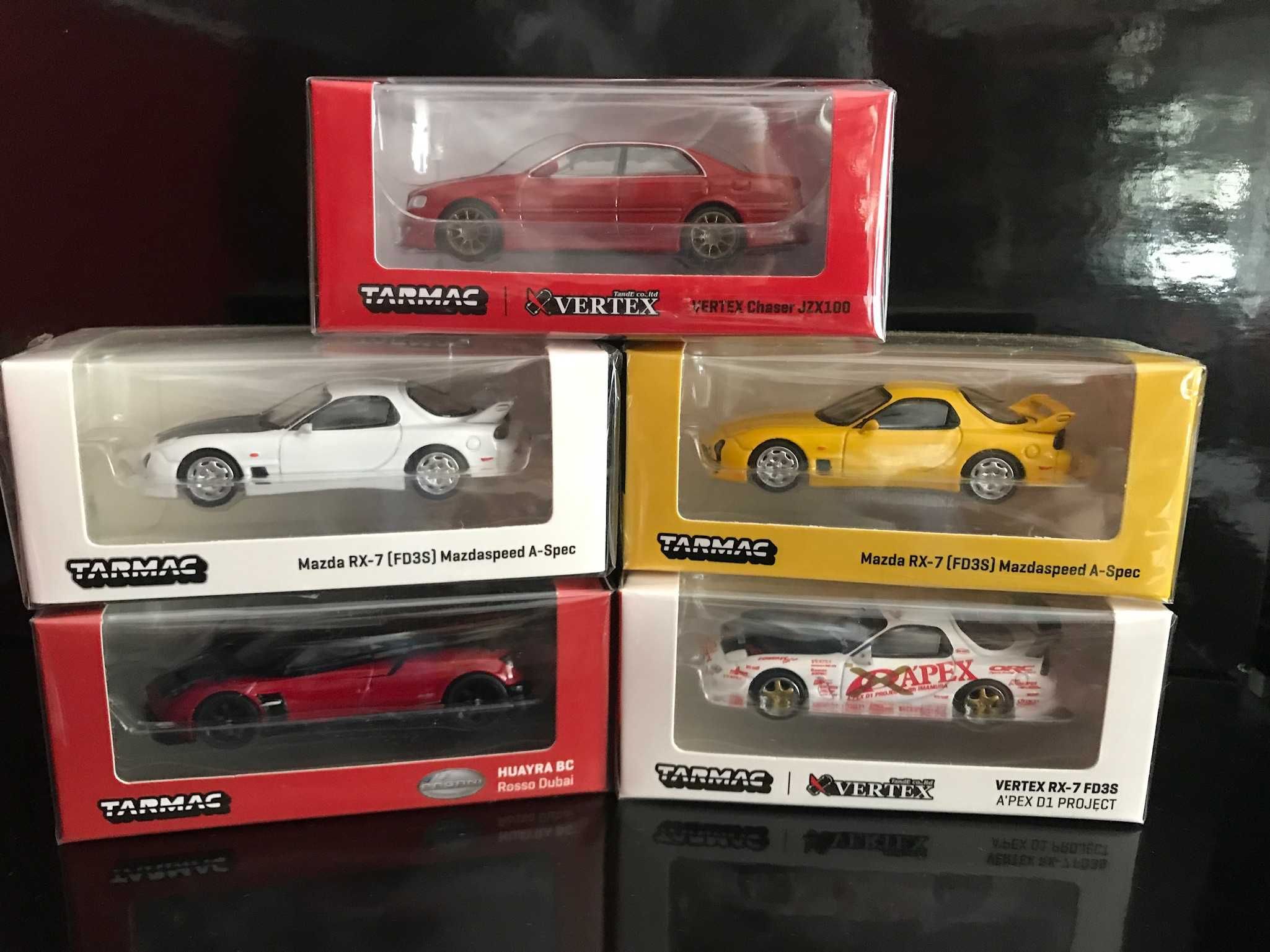 Miniaturas Tarmac 64 - Mazda - Toyota - Pagani