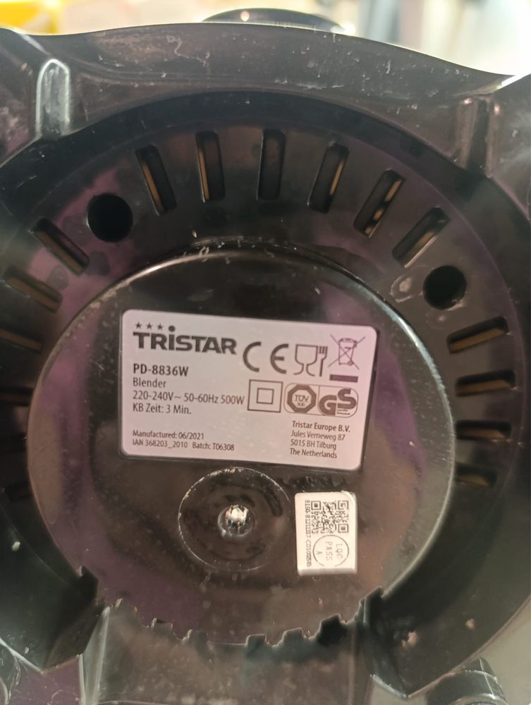 Blender kielichowy TRISTAR PD-8836W