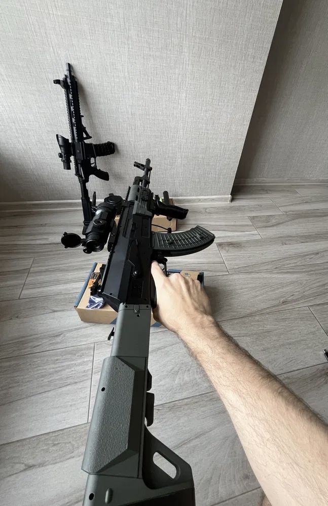 Професійний іграшковий автомат на орбізах AК-47, професійний орбіган