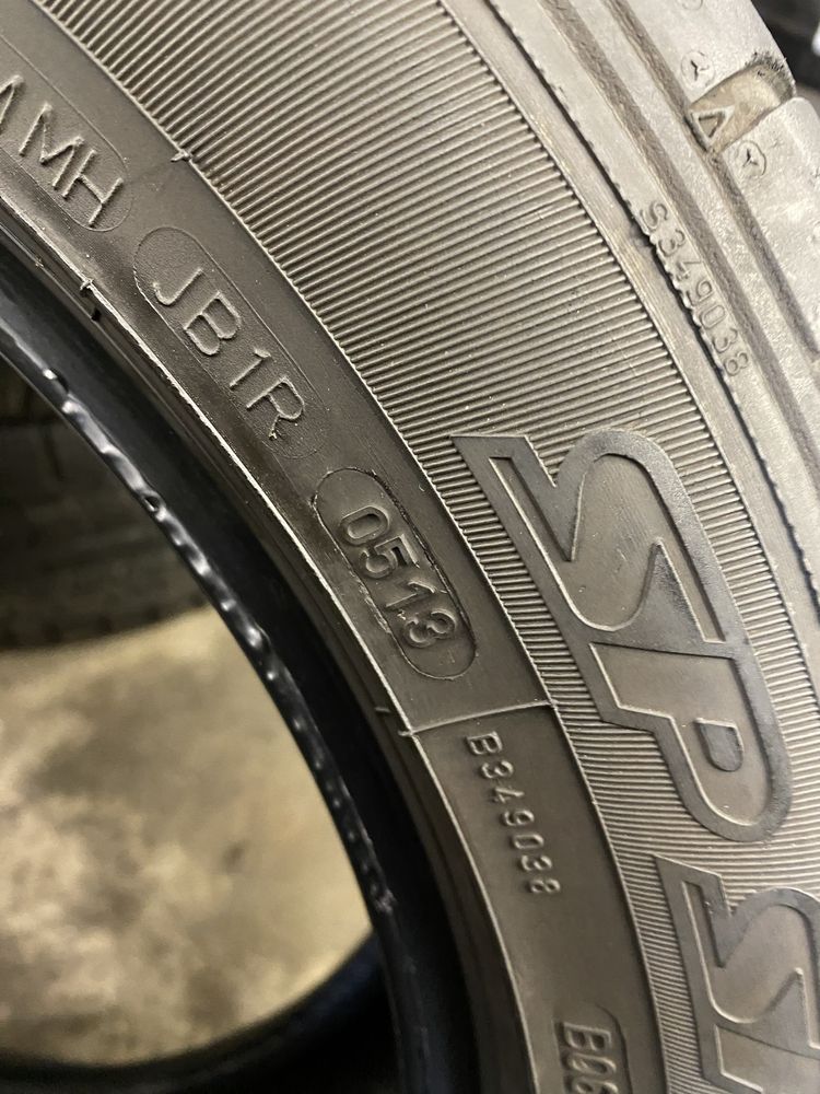 r15 205/55 пара шин летних Dunlop Sp Sport.