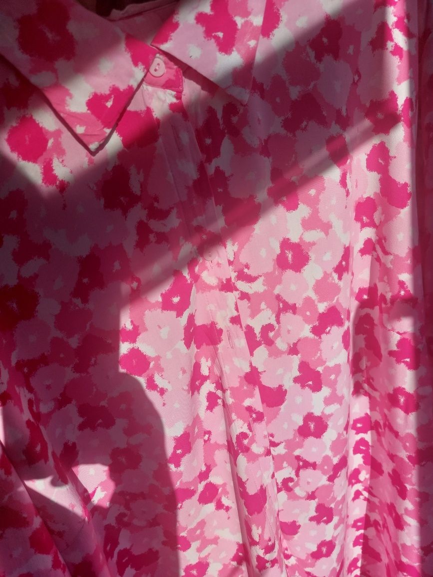 Koszula plus size oversize szerokie rękawy 4xl r.48