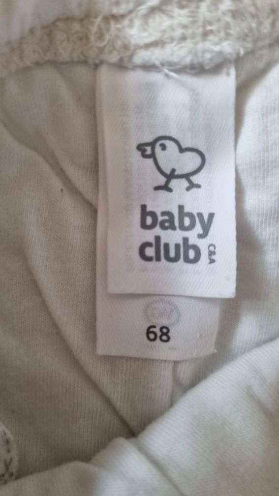 Spodenki ocieplane Baby Club C&A r. 68