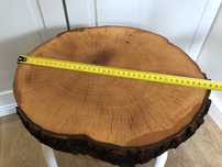 Taboret stołek diy drewno plaster drewna industrial rustic vintageo