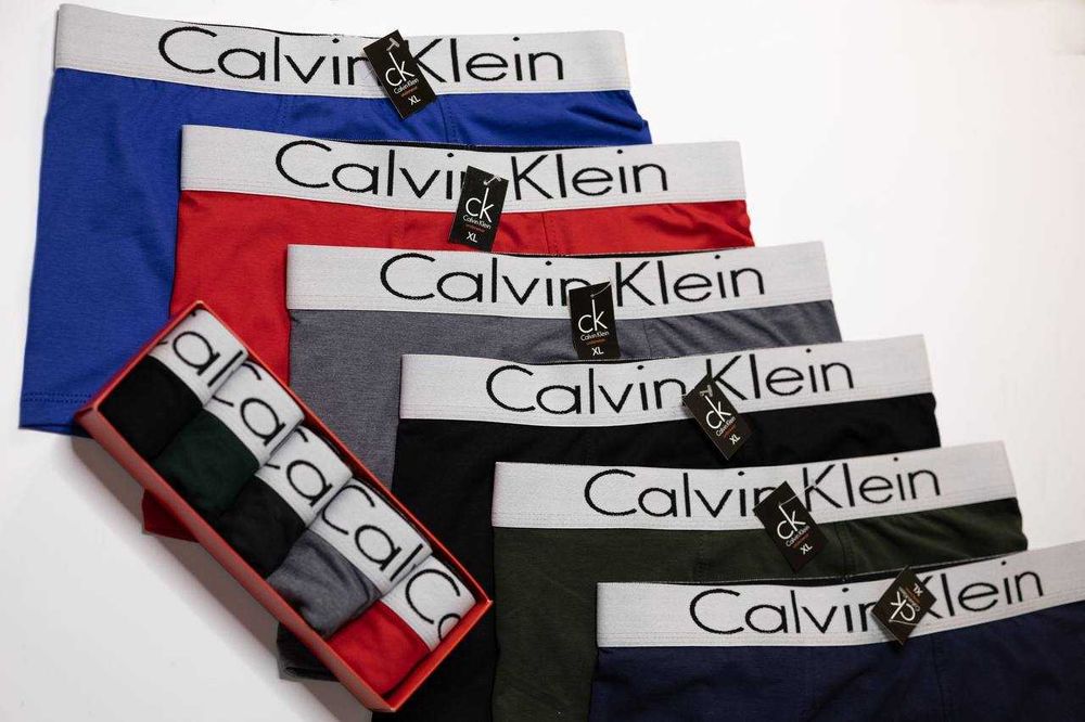 5 шт - 500 грн Труси чоловічі Calvin/ Трусы мужские боксеры Кельвин