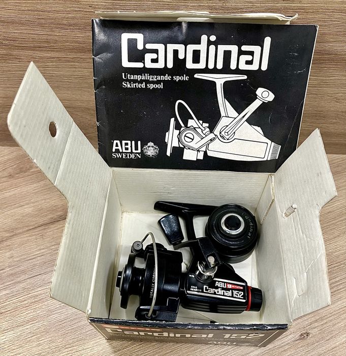 Kołowrotek kolekcjonerski ABU Garcia Cardinal 152 fabryczny zestaw