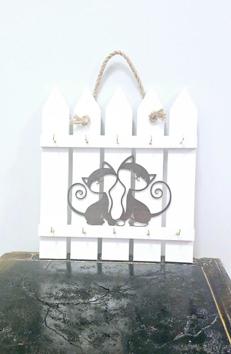 Koty wieszak na klucze